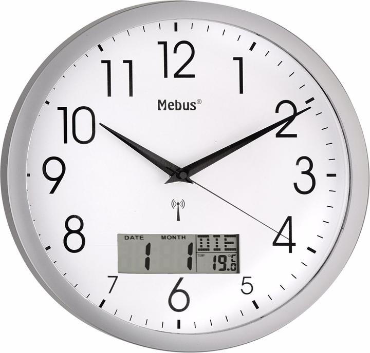 Mebus Funk-Wanduhr (30 cm)
