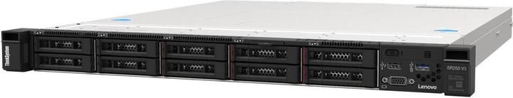 Actual product image Lenovo ThinkSystem SR250 V3, 2.6 GHz, E-2468, 32 GB, DDR5-SDRAM, 800 W, Rack (1U) (32 GB, Rack Server)