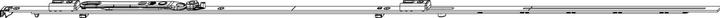 Produktbild Maco MM Stulpflügelgetriebe fix iS EH, Beschlagsnut, FFH 841-1090 mm (221904)