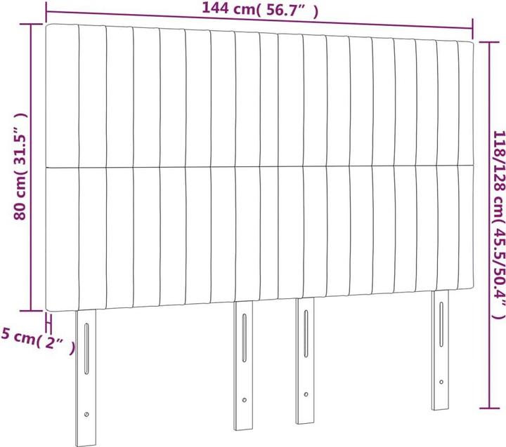 Actual product image VidaXL Aldridge (144 x 5 x 128 cm)