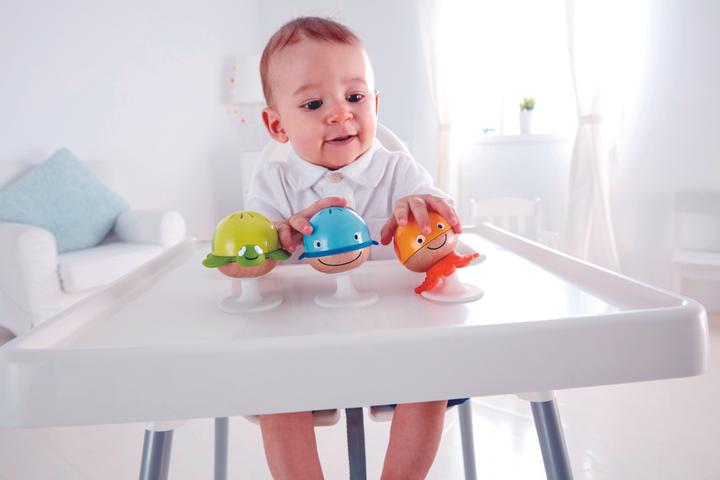 Produktbild Hape Saugnapf Rasselset