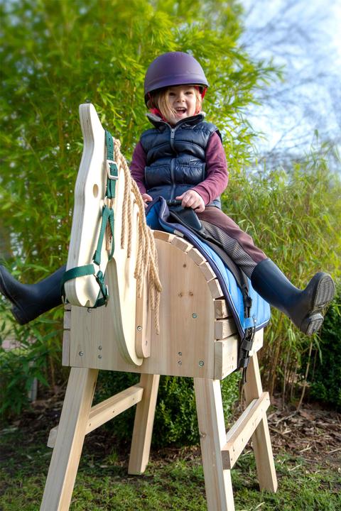 Actual product image small foot Wooden horse