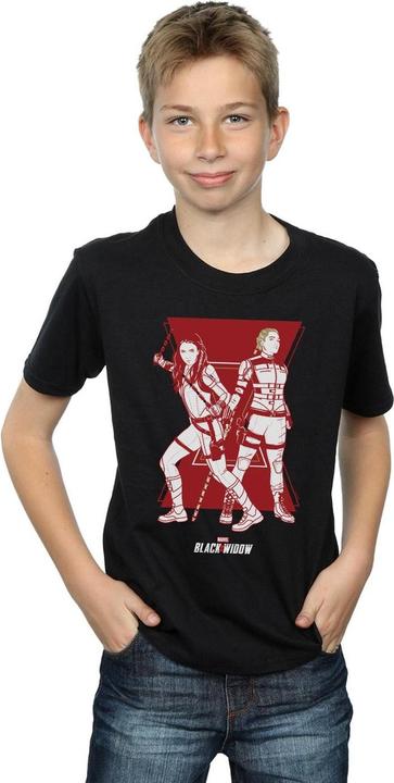 Immagine prodotto Black Widow Movie Sisters Silhouette Maglietta Ragazzi (128)