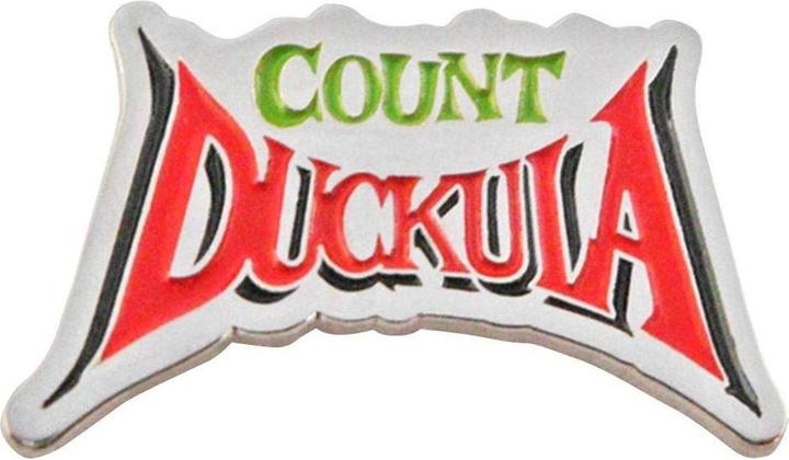 Count Duckula Logo Abzeichen Metall