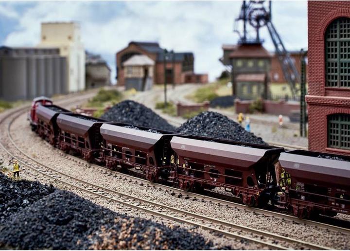 Actual product image MiniTrix N Goods wagon set DB side unloading wagon