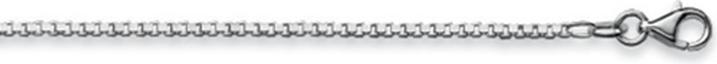 Actual product image Natsumi Schmuck Necklace silver 925 Venetian 1.5mm (925 Sterling silver, 42 cm)