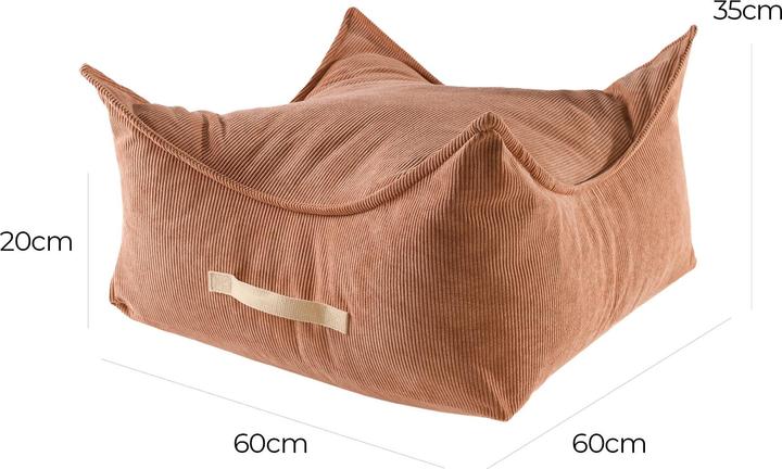 Immagine prodotto Activity Board Borsa a sacco per bambini, quadrata, a coste, a mattoncini