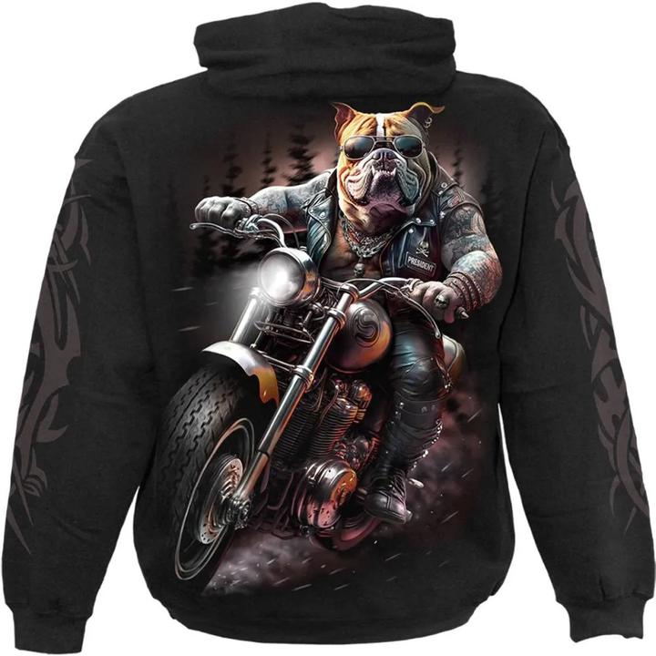 Actual product image Spiral Unisex Adult Top Dog Hoodie (M)