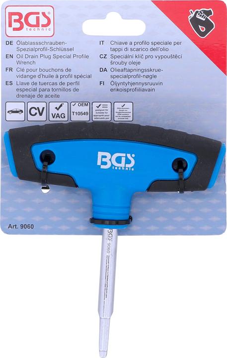 Immagine prodotto BGS Chiave a profilo speciale per tappi di scarico dell’olio per VAG