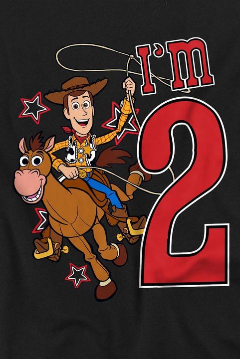 Immagine prodotto Toy Story I'm 2 Maglietta Compleanno Legno Bambini (140)