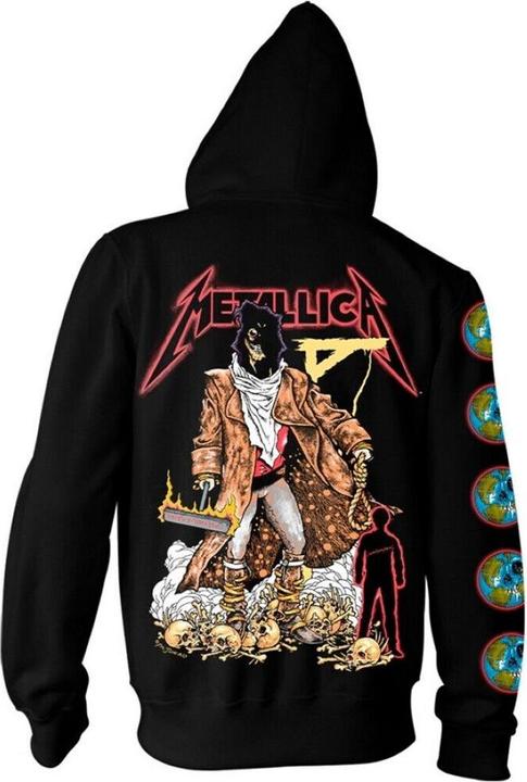 Image du produit Metallica Sweat à capuche zippé unisexe pour adulte L'Exécuteur déchu (M)