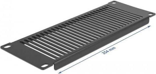 Immagine prodotto Delock Pannello rack nero