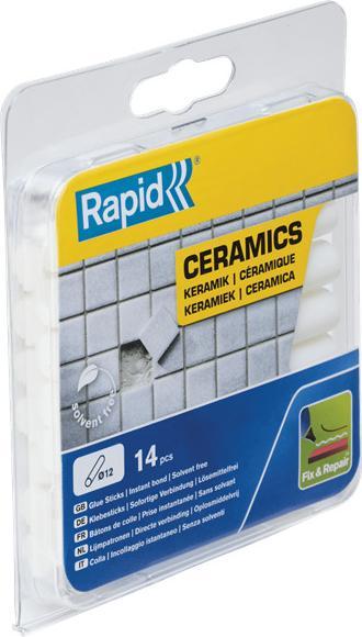 Rapid Keramik Klebesticks Ø12x94mm 14 Stück