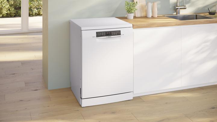 Actual product image Bosch Hausgeräte Series 6, Freestanding Dishwasher, 60 cm, White, SMS6ECW00E