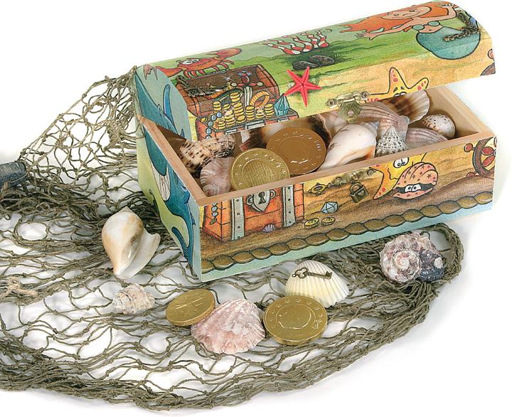 Image du produit VBS Coffre en bois, env.19,5x11,5cm, H 9 cm