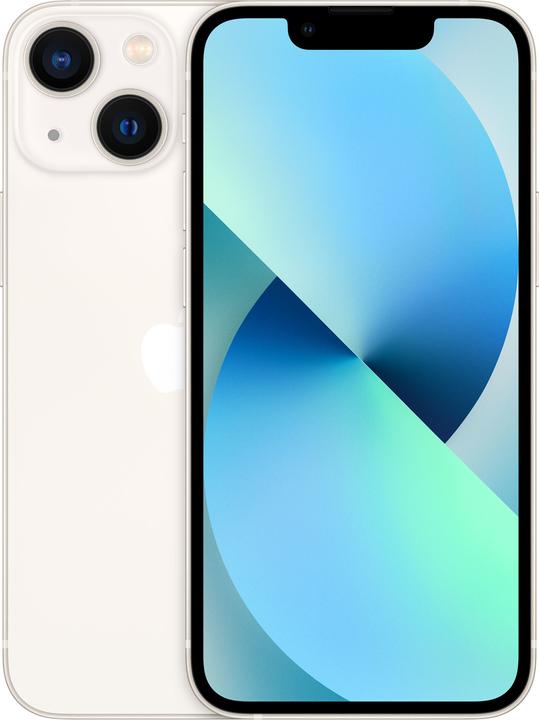 Apple iPhone 13 mini (256 GB, Starlight, 5.40", SIM + eSIM, 12 Mpx, 5G)
