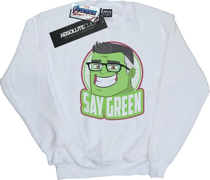 Immagine prodotto Avengers Endgame Hulk Say Green Felpa Uomo (XXL)