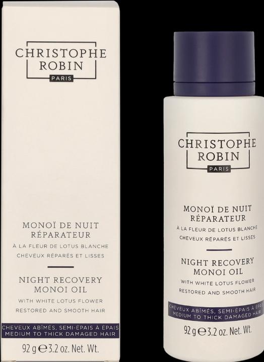Produktbild Christophe Robin Night Recovery Monoï Oil with White Lotus Flower (92 ml)