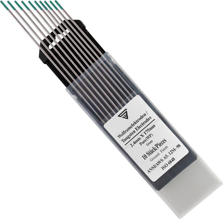 Produktbild Stahlwerk Wolframelektroden / Schweisselektroden WP Grün 2,4 mm x 175 mm 10er Set