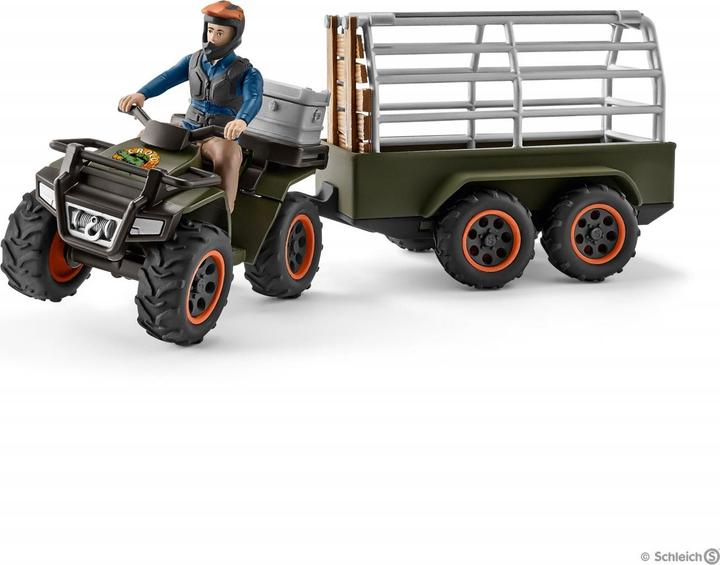 Image du produit Schleich Quad avec remorque et Ranger
