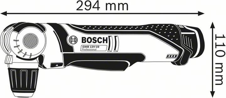 Actual product image Bosch Professional GWB 10.8 V-LI Set (Rechargeable battery operated)