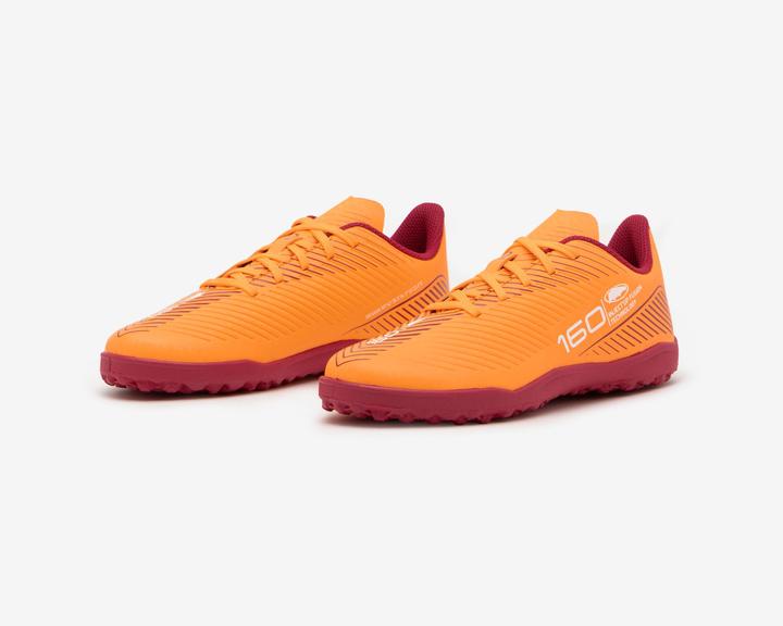 Kipsta Kids' football multi-pointe shoes TF with laces - 160 Turf orange (37)