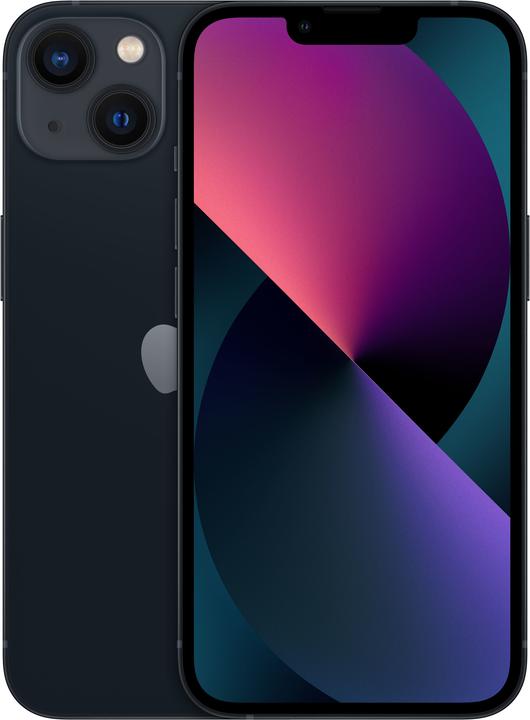 Apple iPhone 13 (256 GB, Middernacht, 6.10", SIM + eSIM, 12 Mpx, 5G)