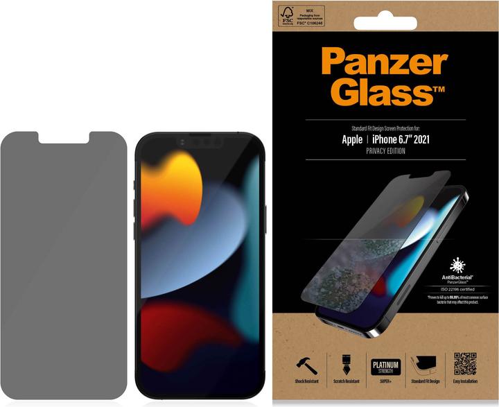 Image du produit PanzerGlass Vie privée (1 pièce(s), Apple iPhone 13 Pro Max)