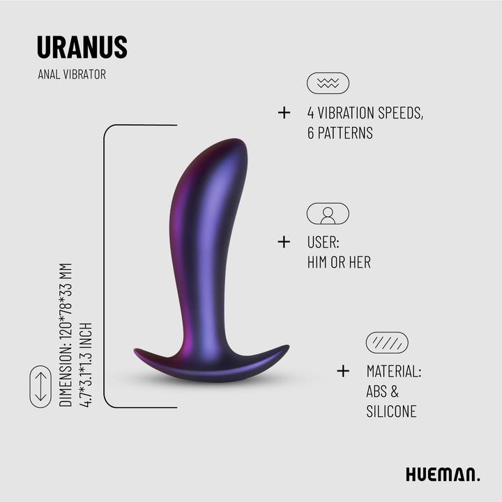Image du produit Hueman Vibrateur anal Uranus