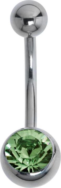Actual product image Bijouteria Bellypiercing (Titanium, Crystal)