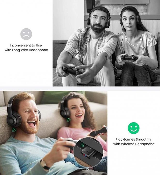 Produktbild Ugreen USB Bluetooth 5.0 Transmitter für Nintendo Switch, PC, Laptop (Sender)