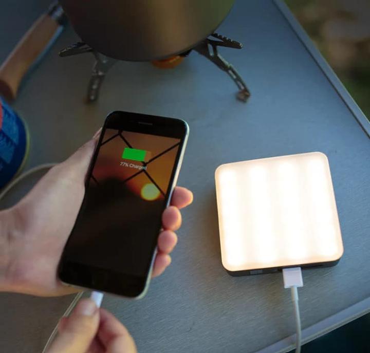 Actual product image Naturehike Moonlight LED camping lamp with power bank