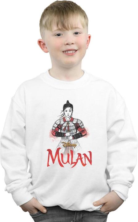 Actual product image Disney Boys Mulan Movie Sword Pose Sweatshirt (152, 158)