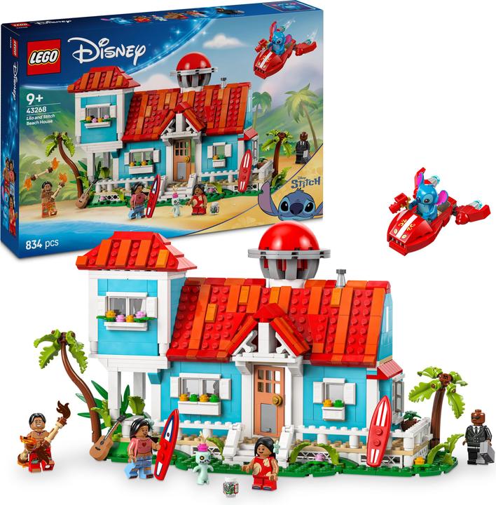 Image du produit LEGO La maison de plage de Lilo et Stitch (43268, LEGO Disney)