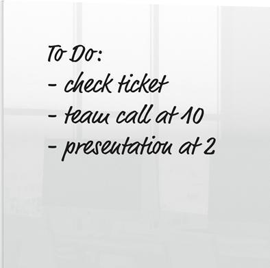 Productafbeelding Nobo Acryl notitiebord 30 cm x 30 cm, Transparant (30 x 30 cm)