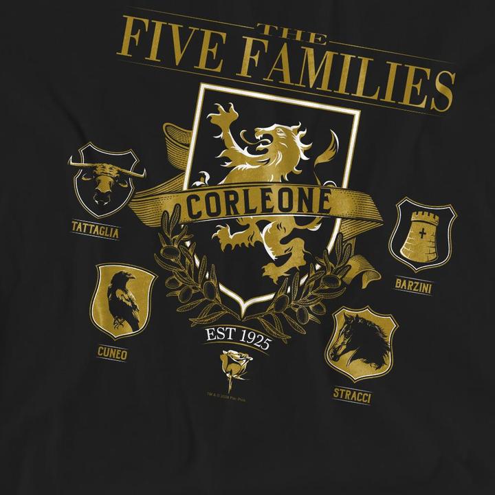 Produktbild The Godfather Five Families TShirt (XL)