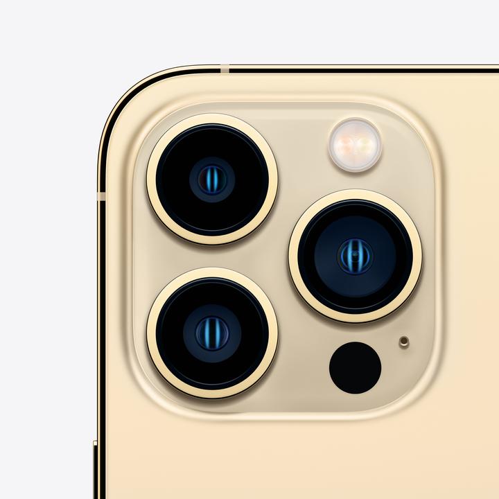 Produktbild Apple iPhone 13 Pro (128 GB, Gold, 6.10", SIM + eSIM, 12 Mpx, 5G)