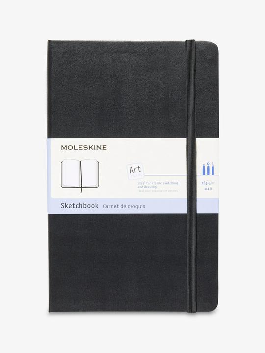 Image du produit Moleskine Sketchbook (A5, Blanc, Couverture rigide)