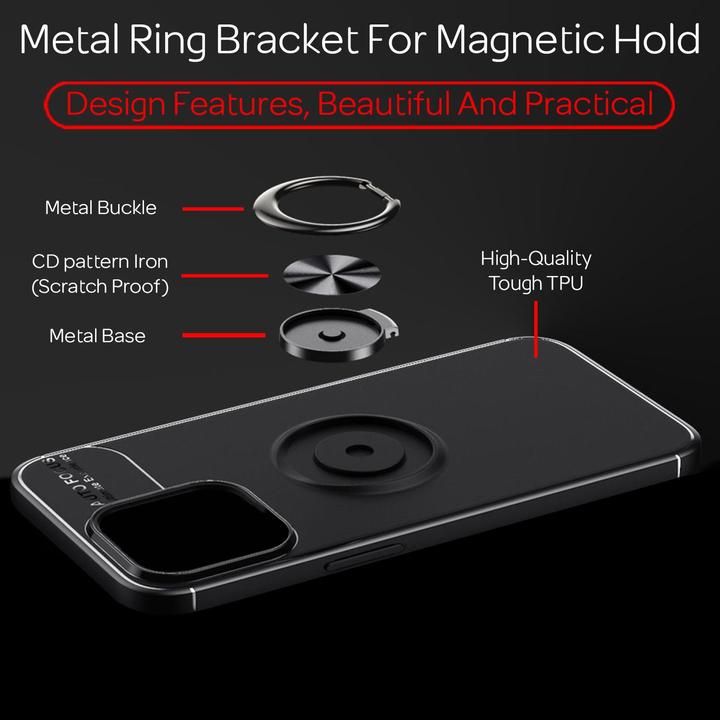 Immagine prodotto Nalia Custodia per cellulare in silicone ad anello (Apple iPhone 13 Pro Max)