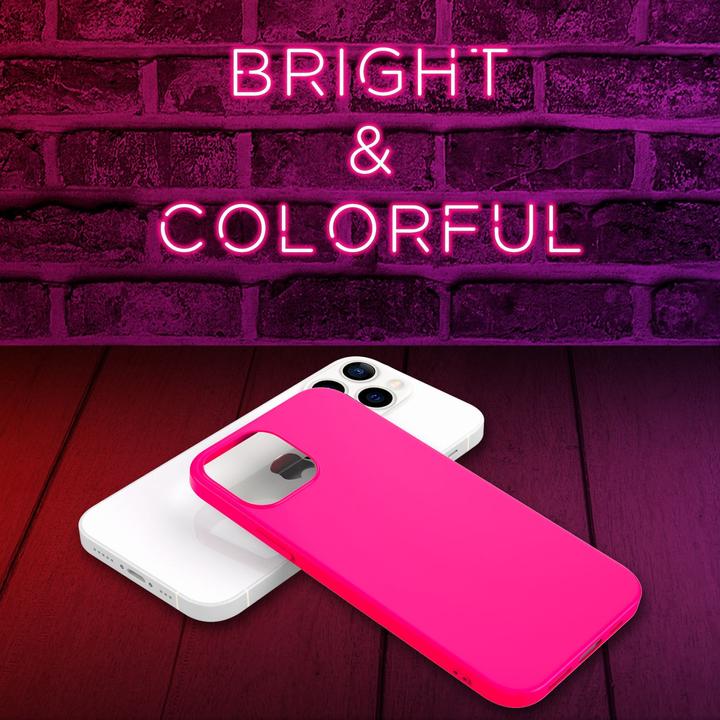 Immagine prodotto Nalia Custodia per cellulare in silicone al neon (Apple iPhone 13 Pro)