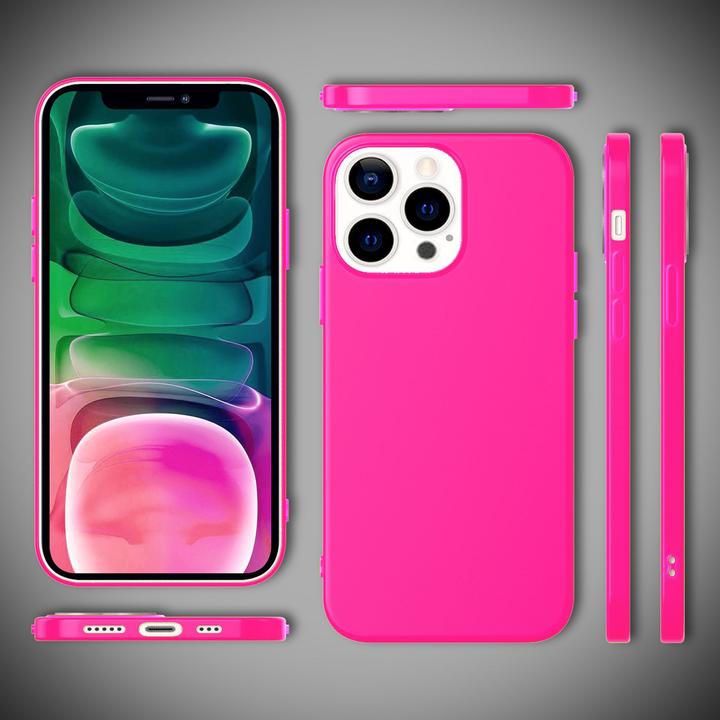 Immagine prodotto Nalia Custodia per cellulare in silicone al neon (Apple iPhone 13 Pro)