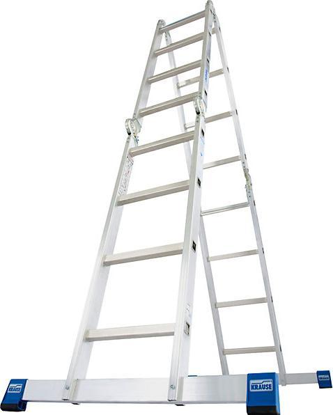 Actual product image Krause STABILO hinged multipurpose ladder, can be used as a lean to ladder or step (Single ladder, 575 cm)