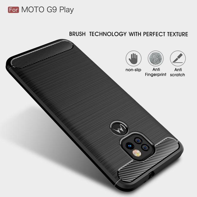 Produktbild MU Style Carbon Fiber TPU Softcase Series (Motorola Moto G9 Play)