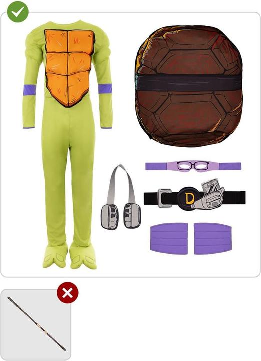 Produktbild Metamorph Teenage Mutant Ninja Turtles – Donatello Kostüm (S)