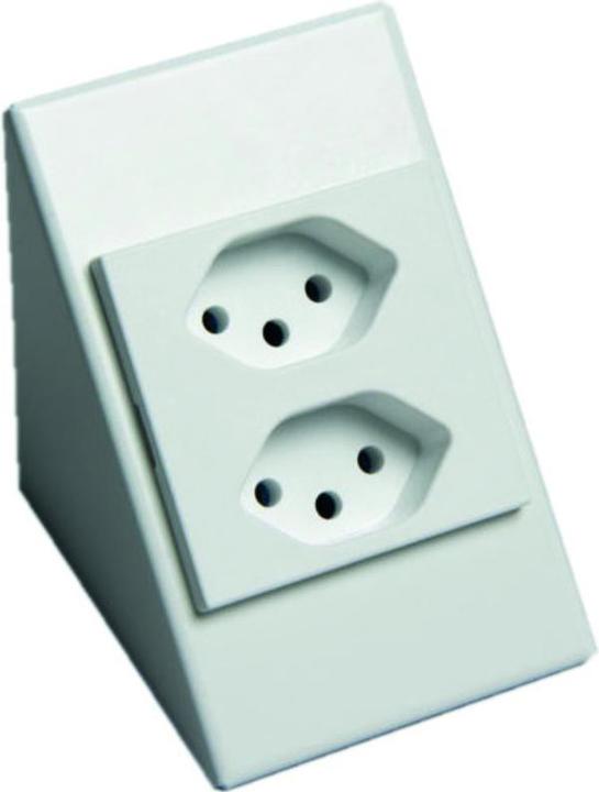 Werkstarck Triangolo di presa 2xT13 bianco, 1,4m