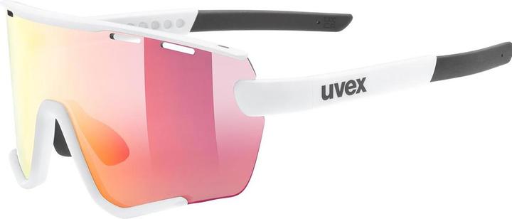 Produktbild Uvex Sports Sportstyle 236 S Set (White Matt, mirror silver/clear (S2/0), Mirror Red)