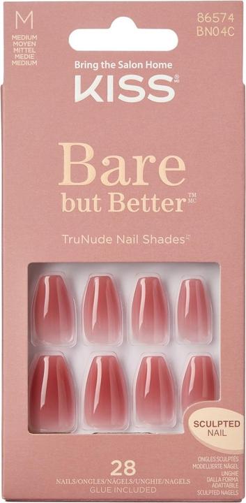 Produktbild KISS Bare-But-Better (Kunstnägel, Nude Nude)