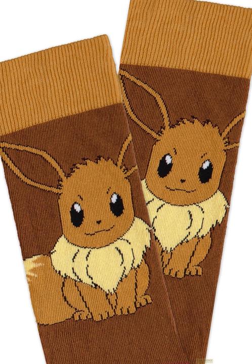 Actual product image Difuzed Pokémon - Eevee Novelty Socks - 35/38 (35 - 38)
