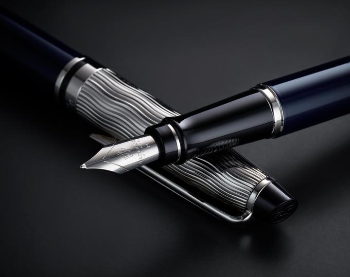 Produktbild Waterman Füller Expert DeLuxe C.C Deep Lacquer F (Blau, Blue, 1 x)