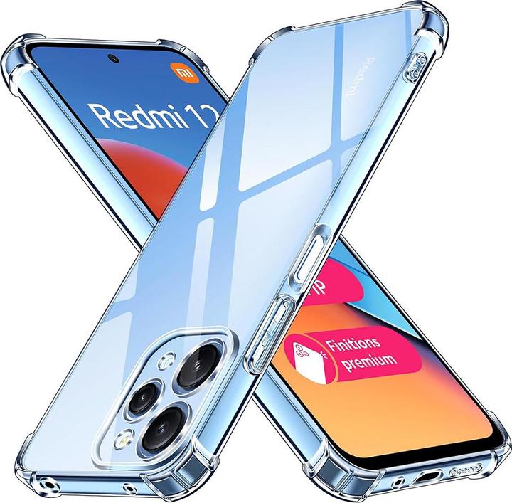 Actual product image Techsuit - Shockproof Clear Silicone - Xiaomi Redmi 12 4G / 12 5G - Clear (Xiaomi Redmi 12 5G, Xiaomi Redmi 12)